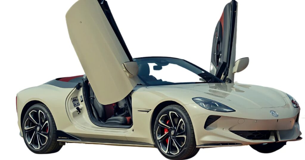 MG Cyberster Sporty Looks and Cool Doors