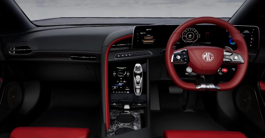 MG Cyberster interior
